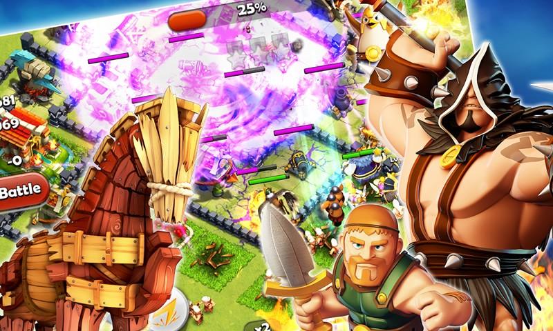 Hero Sky Epic Guild Wars - Clash of Clans Alternative