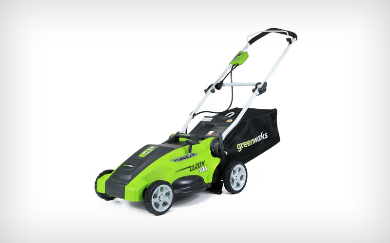 GreenWorks 25142 10 Amp Corded 16-Inch Lawn Mower Best Price and Reviews