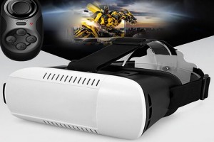 GOODO Virtual Reality 3D Video Movie Game Glasses and Bluetooth Controller is the Perfect Partner for Smartphones