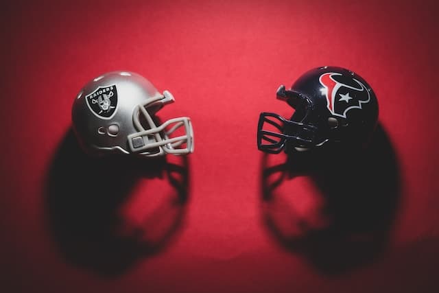 NFL helmets
