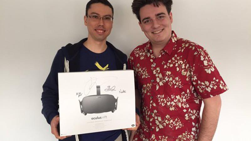 Oculus - Founder Hand Delivers First Rift Headset Amidst Cold Weather
