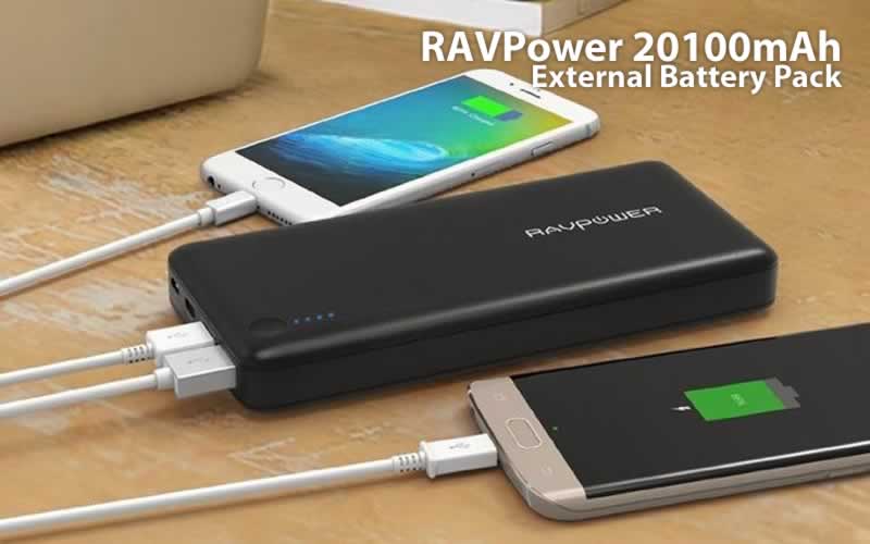 RAVPower 20100mAh External Battery Pack Review