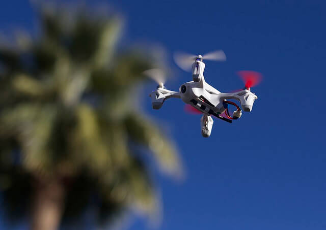 white-colored-drone