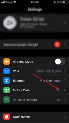 An image featuring How to Update iPhone Without WiFi method1step2