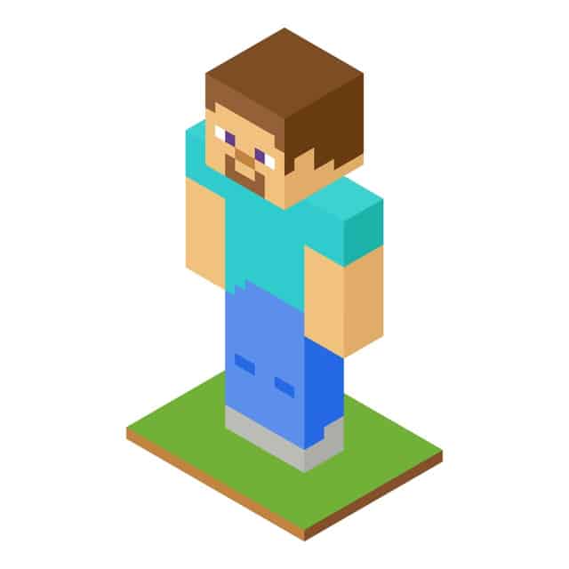 Steve Is One of the Main Minecraft Characters to choose from