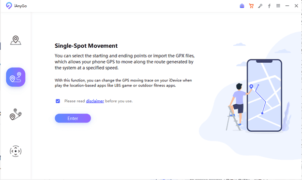 single spot movement