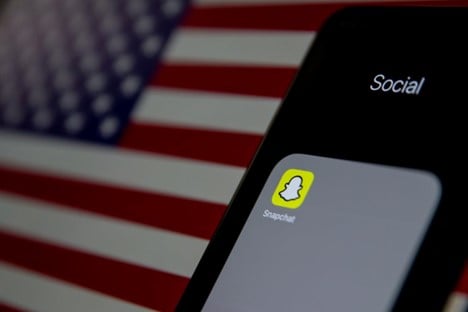 Snapchat on phone