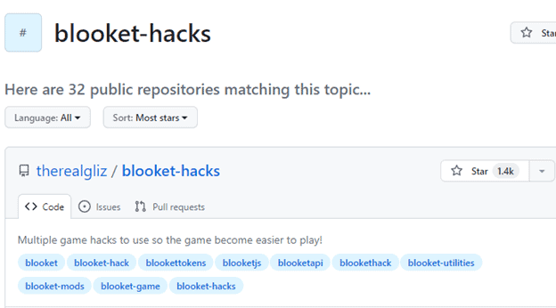Blooklet hacks