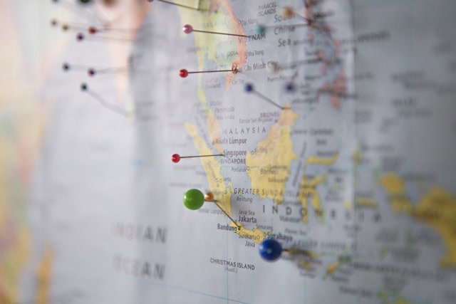 Southeast Asia map